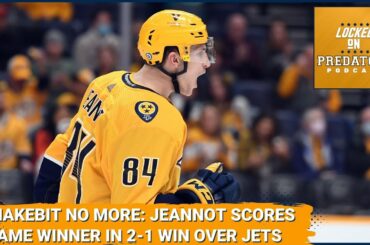 Nashville Predators Defeat Winnipeg Jets: Jeannot, Saros Come Up Big for Preds | NHL Podcast