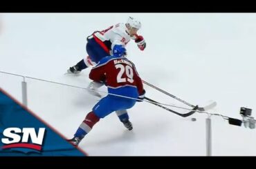 Nathan MacKinnon Sets Up Artturi Lehkonen Goal With Great Second Effort For 700th Career Point