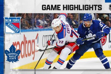 Rangers @ Maple Leafs 1/25 | NHL Highlights 2023