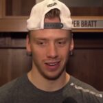 Hear from Miles Wood, Fabian Zetterlund, Jesper Bratt and Lindy Ruff following today's practice.