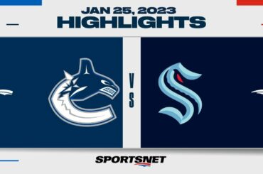NHL Highlights | Canucks vs. Kraken - January 26, 2023