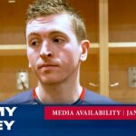 New York Rangers: Jimmy Vesey Postgame Media Availability | Jan. 25, 2023