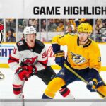 Devils @ Predators 1/26 | NHL Highlights 2023