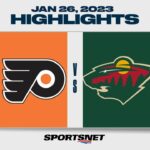 NHL Highlights | Flyers vs. Wild - January 26, 2023
