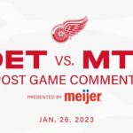 Robby Fabbri, Ville Husso and Derek Lalonde Post Game in Montreal | 1/26/23