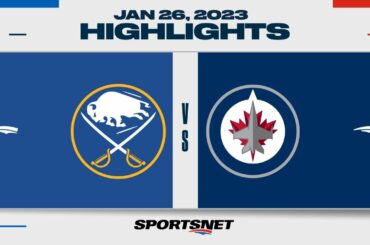 NHL Highlights | Sabres vs. Jets - January 26, 2023