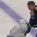 Jamie Oleksiak And Luke Schenn Drop The Gloves