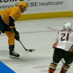 Nick Bonino Fires Wrist Shot To Beat Anaheim Ducks’ John Gibson Top Corner