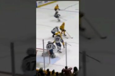 Roman Josi to Cody Glass with the tip in. #shorts #highlights #viral