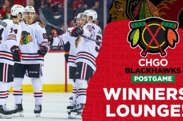 Patrick Kane, Chicago Blackhawks pull off upset win vs Calgary | CHGO Blackhawks Postgame Podcast