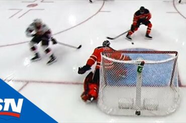 Thomas Chabot Banks Puck Off Tyson Barrie For Oilers Own Goal