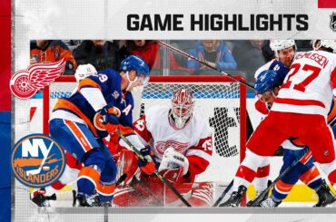Red Wings @ Islanders 1/27 | NHL Highlights 2023