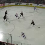 Alex Belzile of the Laval Rocket scores vs. the Cleveland Monsters 1/14/23