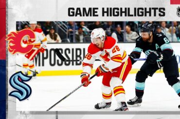 Flames @ Kraken 1/27 | NHL Highlights 2023