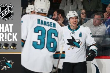 Logan Couture tallies his second career hat trick