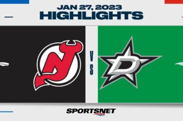 NHL Highlights | Devils vs. Stars (OT) - January 27, 2023