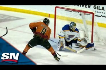 Coyotes' Nick Schmaltz Gets Delayed Ovation After Replay Confirms First Career Hat Trick