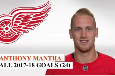 Anthony Mantha (#39) All 24 Goals of the 2017-18 NHL Season
