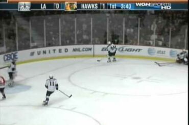 Alec Martinez slams Brian Campbell