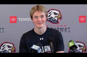 Chaz Lucius Portland Winterhawks Press Conference