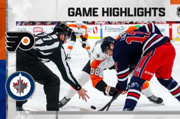Flyers @ Jets 1/28 | NHL Highlights 2023