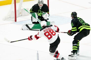 Hughes makes quick work of Stars in OT