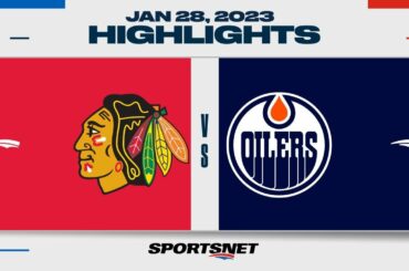 NHL Highlights | Blackhawks vs. Oilers - January 28, 2023