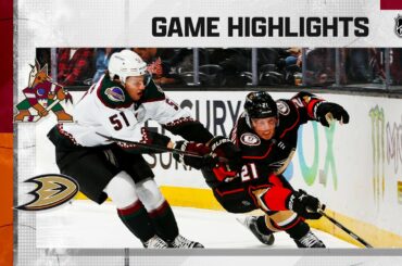 Coyotes @ Ducks 1/28 | NHL Highlights 2023