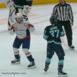 T J  Oshie vs Yanni Gourde Dec 1, 2022