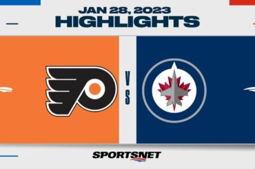 NHL Highlights | Flyers vs. Jets - January 28, 2023