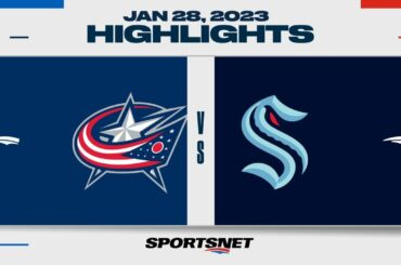 NHL Highlights | Blue Jackets vs. Kraken - January 28, 2023