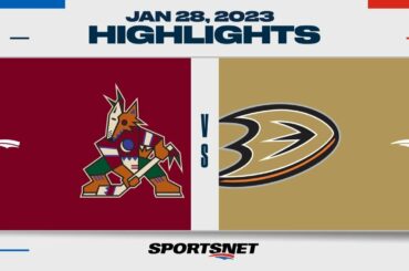 NHL Highlights | Coyotes vs. Ducks - January 28, 2023