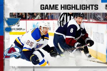 Blues @ Avalanche 1/28 | NHL Highlights 2023