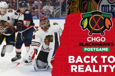 Chicago Blackhawks drilled by Oilers Heading into All-Star Break | CHGO Blackhawks Postgame Podcast