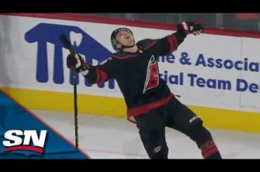 Hurricanes' Martin Necas Goes Back-To-Back On Overtime Winners To Sink The Sharks