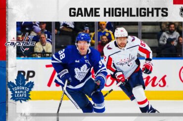Capitals @ Maple Leafs 1/29 | NHL Highlights 2023