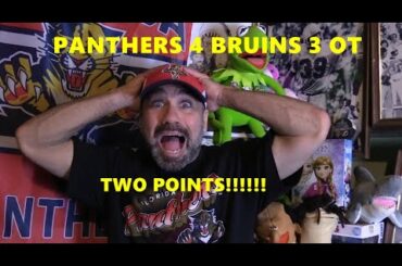 Florida Panthers Beat Boston Bruins 4-3 OT Lyon Stars & Reinhart Bullet