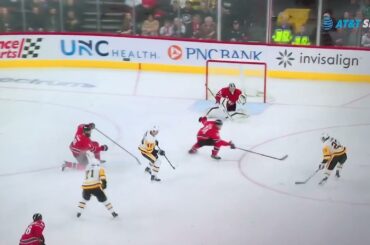 Brock McGinn burning his old club (Hurricanes) for the goal.