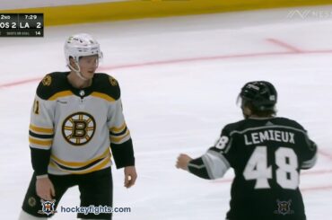 Trent Frederic vs Brendan Lemieux Jan 5, 2023