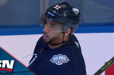 Kane Brings Oilers Fans To Feet With First Goal Since Return From Injury