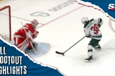 Minnesota Wild at Detroit Red Wings | FULL Shootout Highlights