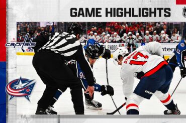 Capitals @ Blue Jackets 1/31 | NHL Highlights 2023