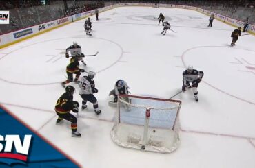 Canucks' Ilya Mikheyev Scores Off A Funky Bounce to Extend Vancouver's Lead