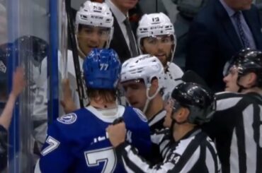 Victor Hedman Takes Exception To Quinton Byfield's Hit Against Him