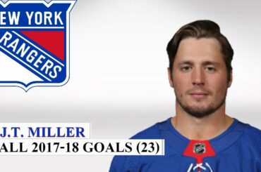 J.T. Miller (#10) All 23 Goals of the 2017-18 NHL Season