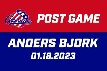 Anders Bjork Post Game | 01.18.23
