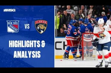 New York Rangers rollover Florida Panthers, 6-2 win | New York Rangers