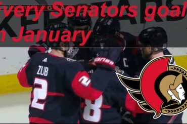 All Ottawa Senators goals in January