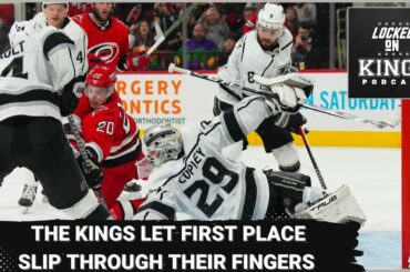 The LA Kings let first place slip through their fingers