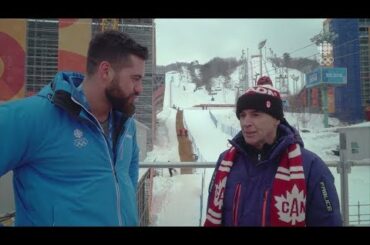 Laurent Duvernay-Tardif rencontre le père de Philippe Marquis